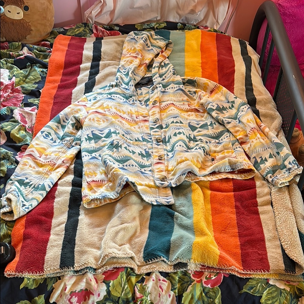Pendleton Geometric Patterned Garment